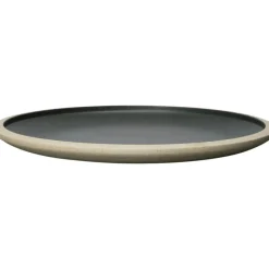 Fumiko Tallrik 25,6x2 cm, Beige/Svart