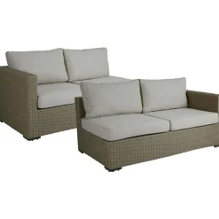 Funkia Modulsoffa Avslut 2-pack, Beige/Sand