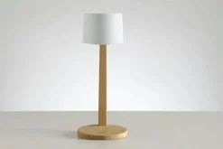 Gaia Bordslampa Portabel Teak, Rubelli Biliardo