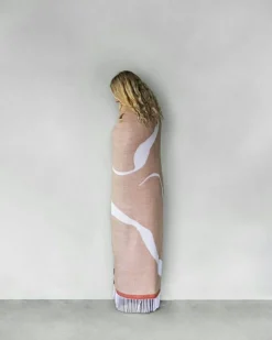 Gallery Pläd 125x170 cm, Sand