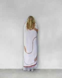 Gallery Pläd 125x170 cm, Sand