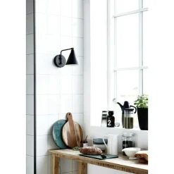 House Doctor Sänglampor|Vägglampor-Game Vägglampa Vridbar, Mässing/Vit