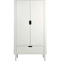 Garderob Med Två Dörrar, Classic White