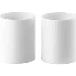 String Modulära Hyllsystem-Gavelförlängare 2-pack, Vit