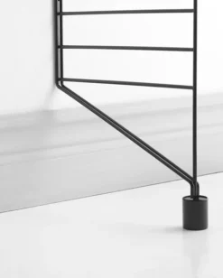 String Modulära Hyllsystem-Gavelförlängare 2-pack, Vit