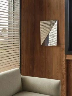 Muuto Väggspeglar-Gaze Spegel Rostfritt Stål, 35x50 cm