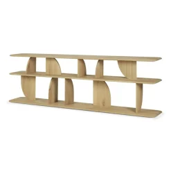 Geometric Bokhylla Låg, Ek