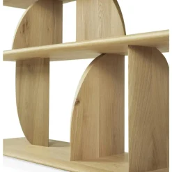 Geometric Bokhylla Låg, Ek