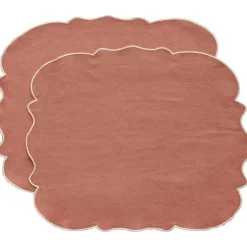 Gia Bordstablett 35x45 cm 2-pack, Dusty Pink / Vit