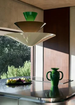 Gio LN14 Pendel Ø60 cm, Röd / Vinröd