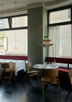 Gio LN14 Pendel Ø60 cm, Röd / Vinröd