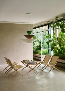 Gio LN14 Pendel Ø60 cm, Röd / Vinröd