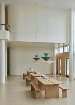 Gio LN14 Pendel Ø60 cm, Röd / Vinröd