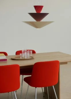 Gio LN14 Pendel Ø60 cm, Röd / Vinröd