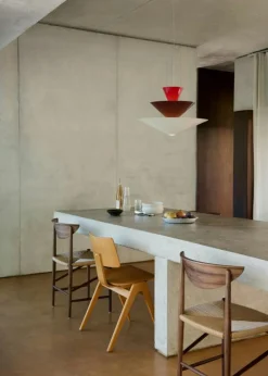 Gio LN14 Pendel Ø60 cm, Röd / Vinröd