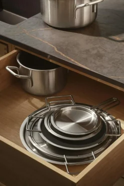 Glaslock Borstat Stål, 20 cm