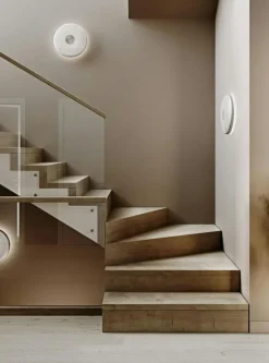 Glint Vägglampa, Borstad Aluminium