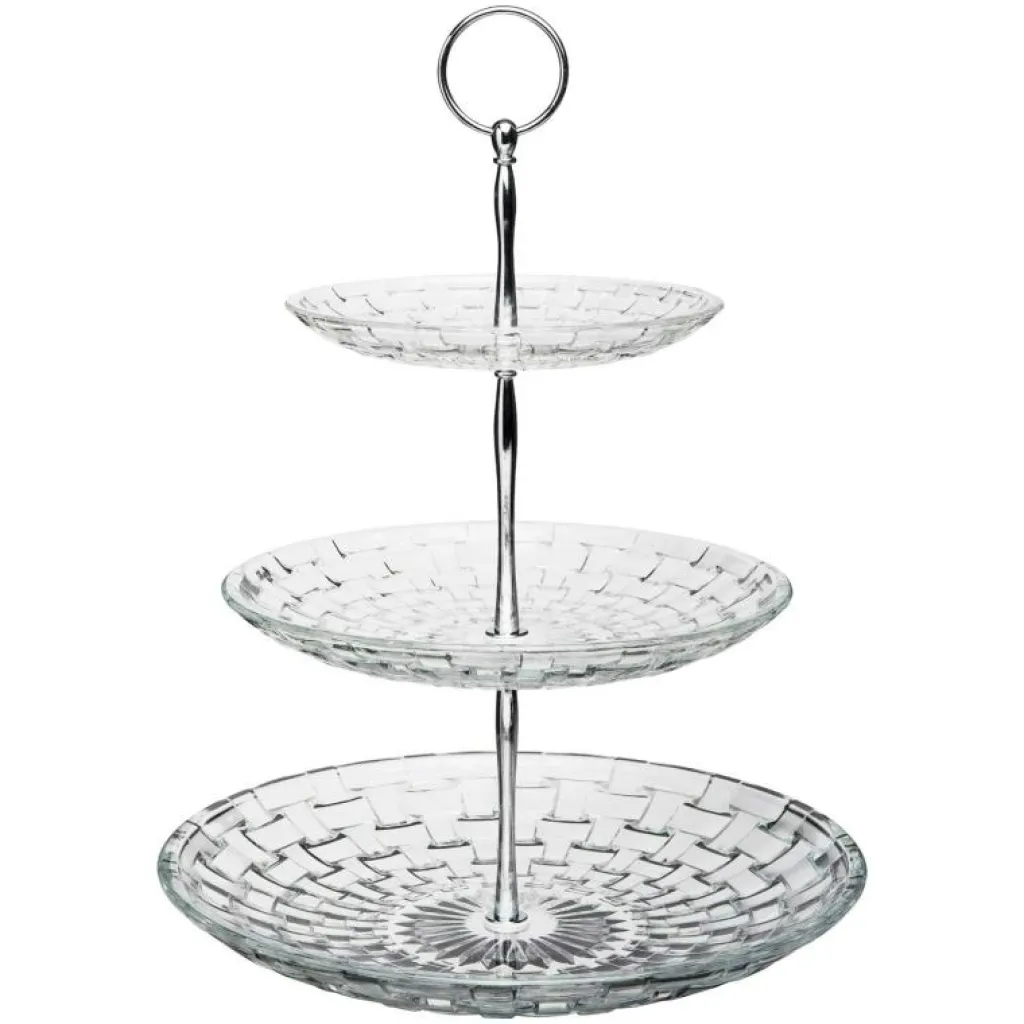 Dorre Kakfat, Tårtfat & Kupor-Glitter Kakfat, 3 Våningar