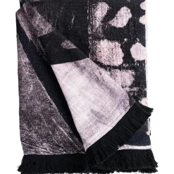 Golden Butterfly B&W Pläd 130x170 cm, Svart / Vit