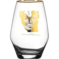 Golden Butterfly Vattenglas 35 cl, Guld