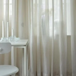 Mimou Gardinlängder-Grace Gardin Enkel Bredd 140x250 cm, Natur