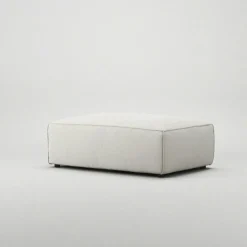 Decotique Fotpallar|Modulsoffor-Grand Fotpall Minetyg, Sandshell Beige