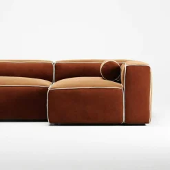 Decotique Hörnsoffor & Divansoffor|4-Sitssoffor +-Grand Hue 4-Sitssoffa Divan Höger, Steam White / Mine Graphite