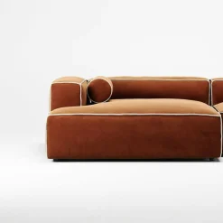 Decotique Hörnsoffor & Divansoffor|3-Sitssoffor-Grand Hue 3-Sitssoffa Schäslong Vänster, Steam White / Mine Graphite