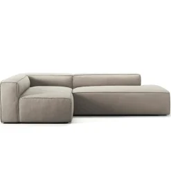Decotique Modulsoffor|Hörnsoffor & Divansoffor-Grand Loungesoffa 3-Sits öppet avslut Höger Minetyg, Sandshell Beige