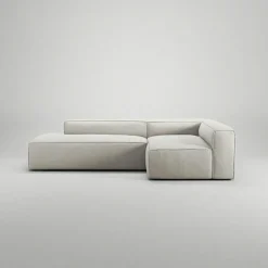Decotique Modulsoffor|Hörnsoffor & Divansoffor-Grand Loungesoffa 3-Sits öppet avslut Vänster Minetyg, Sandshell Beige
