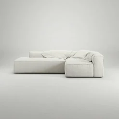 Decotique Modulsoffor|Hörnsoffor & Divansoffor-Grand Loungesoffa 3-Sits öppet avslut Vänster Minetyg, Sandshell Beige