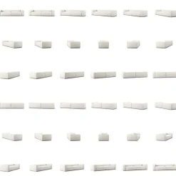 Decotique Modulsoffor|4-Sitssoffor +-Grand 4-Sitssoffa, Marble Grey