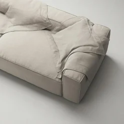 Grand 3-Sitssoffa öppet avslut Vänster Minetyg, Sandshell Beige