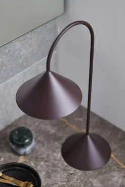 Frandsen Portabla Lampor|Portabla Lampor-Grasp Bordslampa Portabel 47 cm, Matt Beetroot
