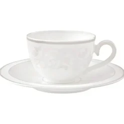 Villeroy & Boch Kaffekoppar|Tekoppar-Gray Pearl Kaffekopp Med Fat