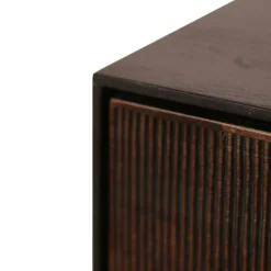 Grooves Sidobord Stained Teak 4 Dörrar