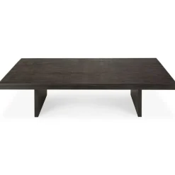 Grooves Soffbord, Teak Svart