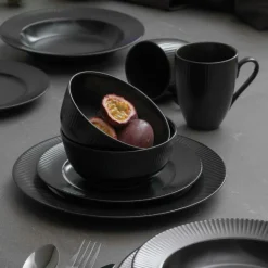 Aida Mattallrikar-Groovy Middagstallrik 27 cm, Blå