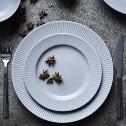 Aida Mattallrikar-Groovy Middagstallrik 27 cm, Blå