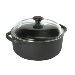 Skeppshult Grytor-Gryta Rund Med Glaslock