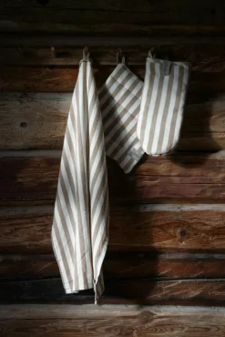 ERNST Grytlappar & Grytvantar-Grytvante Ränder, Blå/Vit