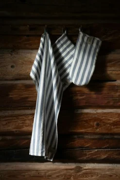 ERNST Grytlappar & Grytvantar-Grytvante Ränder, Blå/Vit