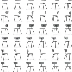 Habit Stol, Grå / Svart