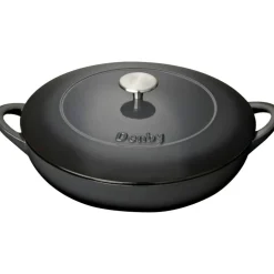 Halo Gjutjärnsgryta Grund Ø30 cm, Grå