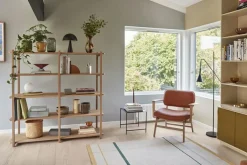 Hübsch Fåtöljer-Haze Loungestol, Grå