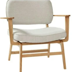 Hübsch Fåtöljer-Haze Loungestol, Grå