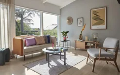 Hübsch Fåtöljer-Haze Loungestol, Grå