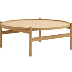 Brdr. Krüger Soffbord-HB Soffbord Ø100 cm, Vitoljat Lönnträ