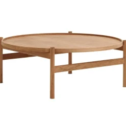 Brdr. Krüger Soffbord-HB Soffbord Ø100 cm, Vitoljat Lönnträ