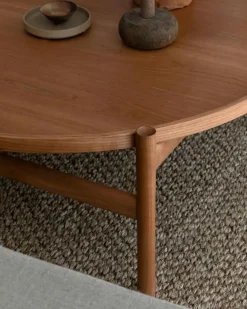 Brdr. Krüger Soffbord-HB Soffbord Ø100 cm, Vitoljat Lönnträ